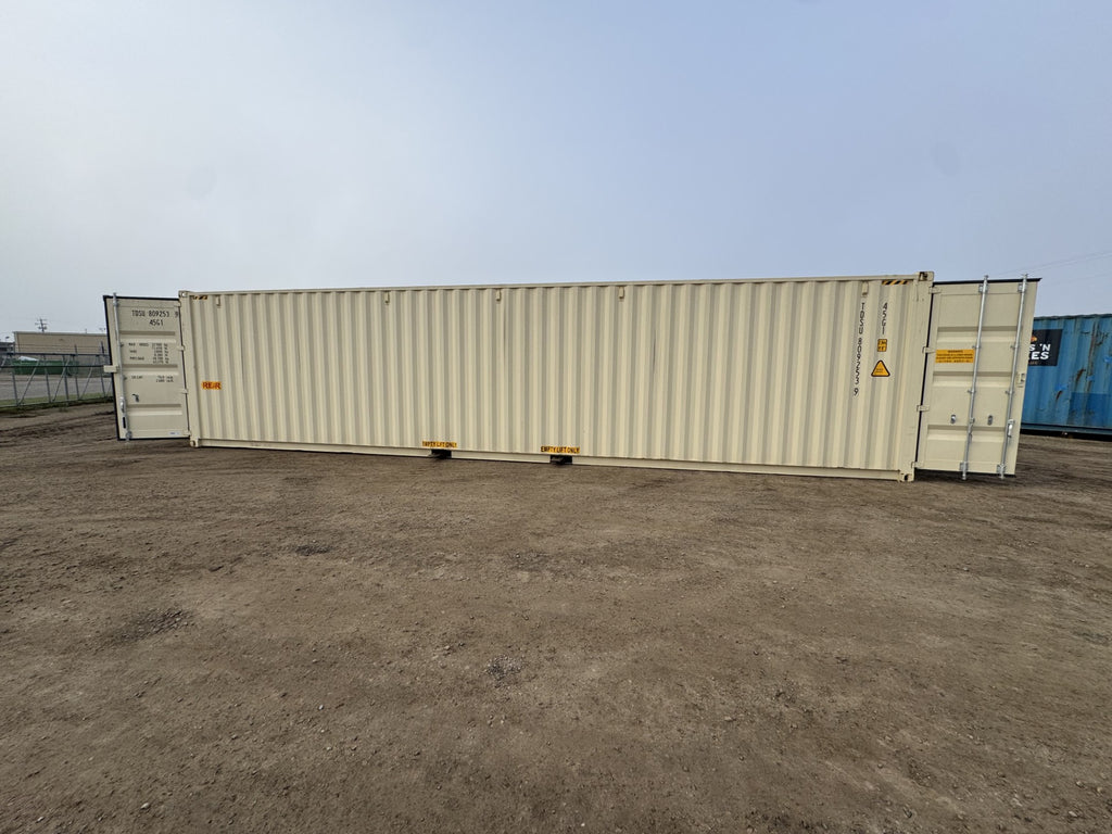40' High Cube One-Trip Double Door Shipping Container | New Shipping Containers | Cans N Boxes