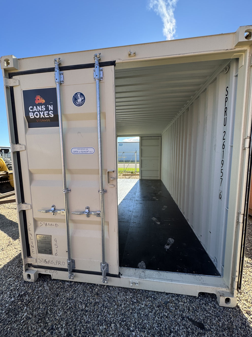 20' Double Door One-Trip Shipping Container | New Shipping Containers | Cans N Boxes
