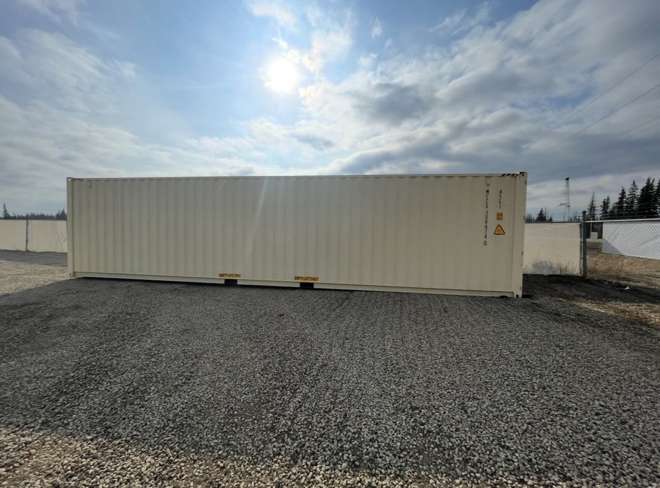 40' High Cube One-Trip Shipping Container | New Shipping Containers | Cans N Boxes