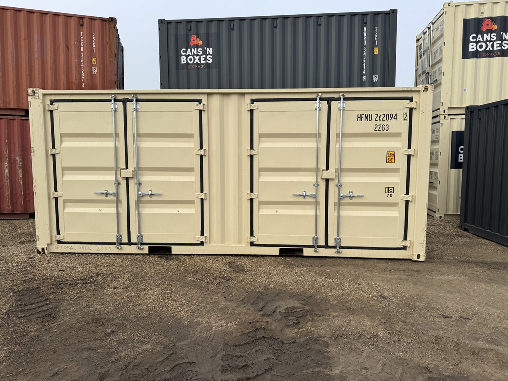 20' One-Trip Side Door Shipping Container | New Shipping Containers | Cans N Boxes