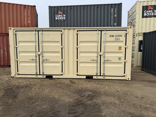 20' One-Trip Side Door Shipping Container | New Shipping Containers | Cans N Boxes